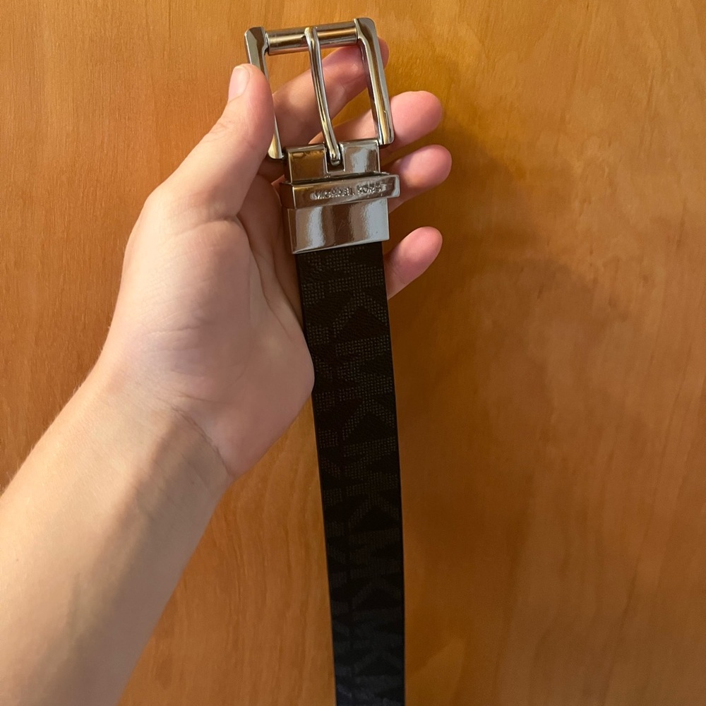 Michael Kors black and brown belt